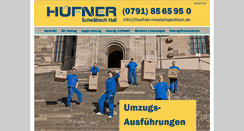 Desktop Screenshot of huefner-moebelspedition.de